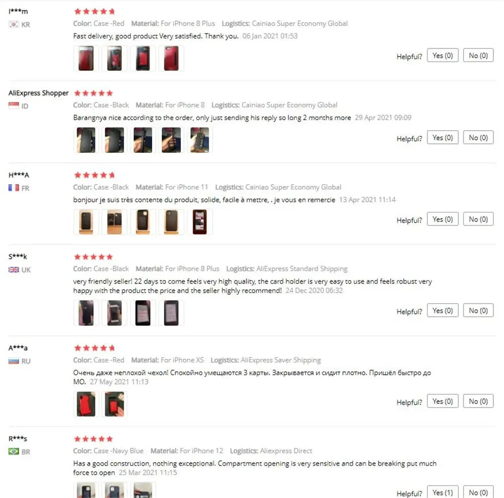 iPhone Card Wallet Case